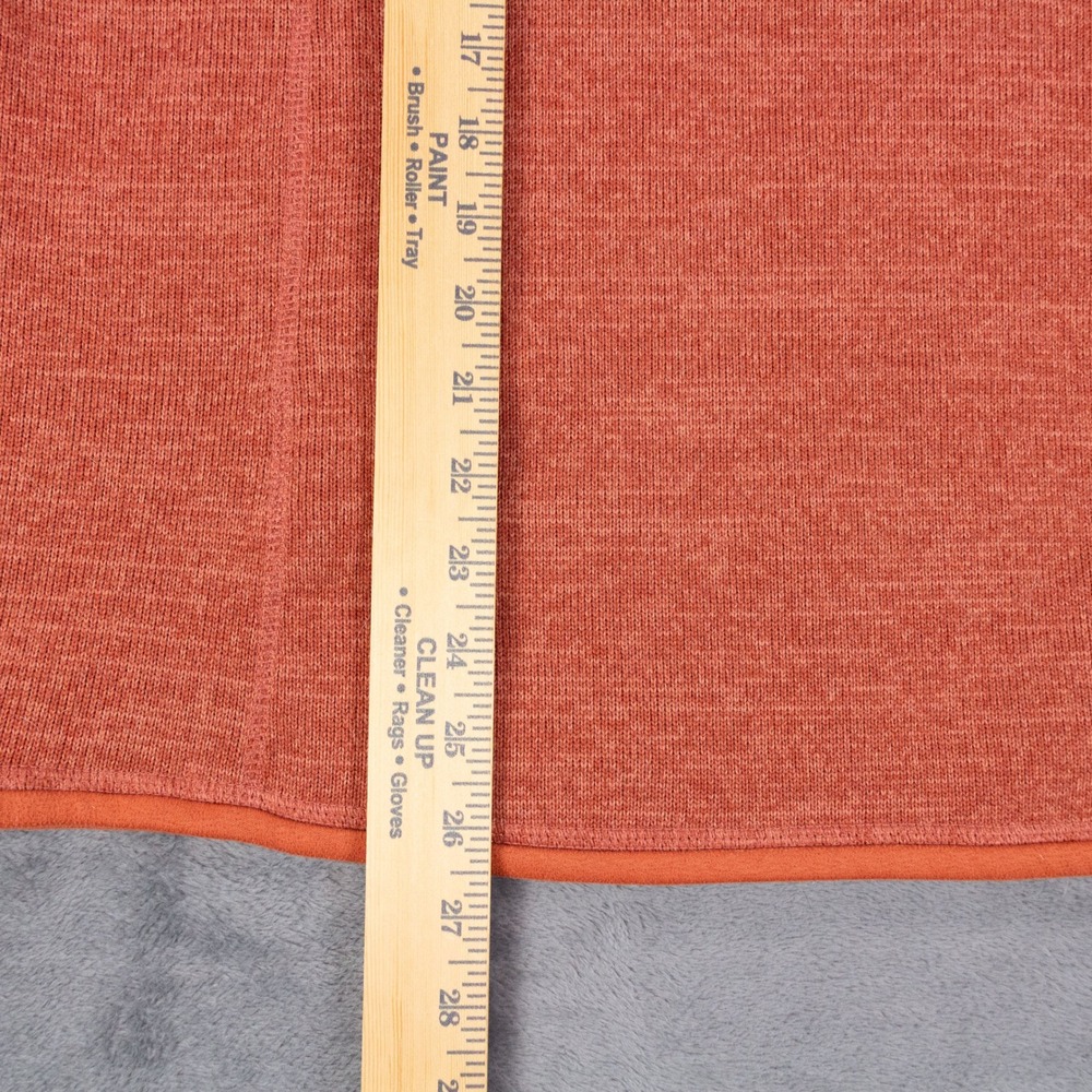 Patagonia Better Sweater 1/4 Zip Pullover Womens L Burnt Orange Polyester Fleece - Picture 10 of 11